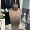 Xiaoxiang New Arrival Metal Chain Snake Bone Double C Pendant Necklace