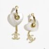 CHANE New Style Resin Heart Pierced Hook Earrings