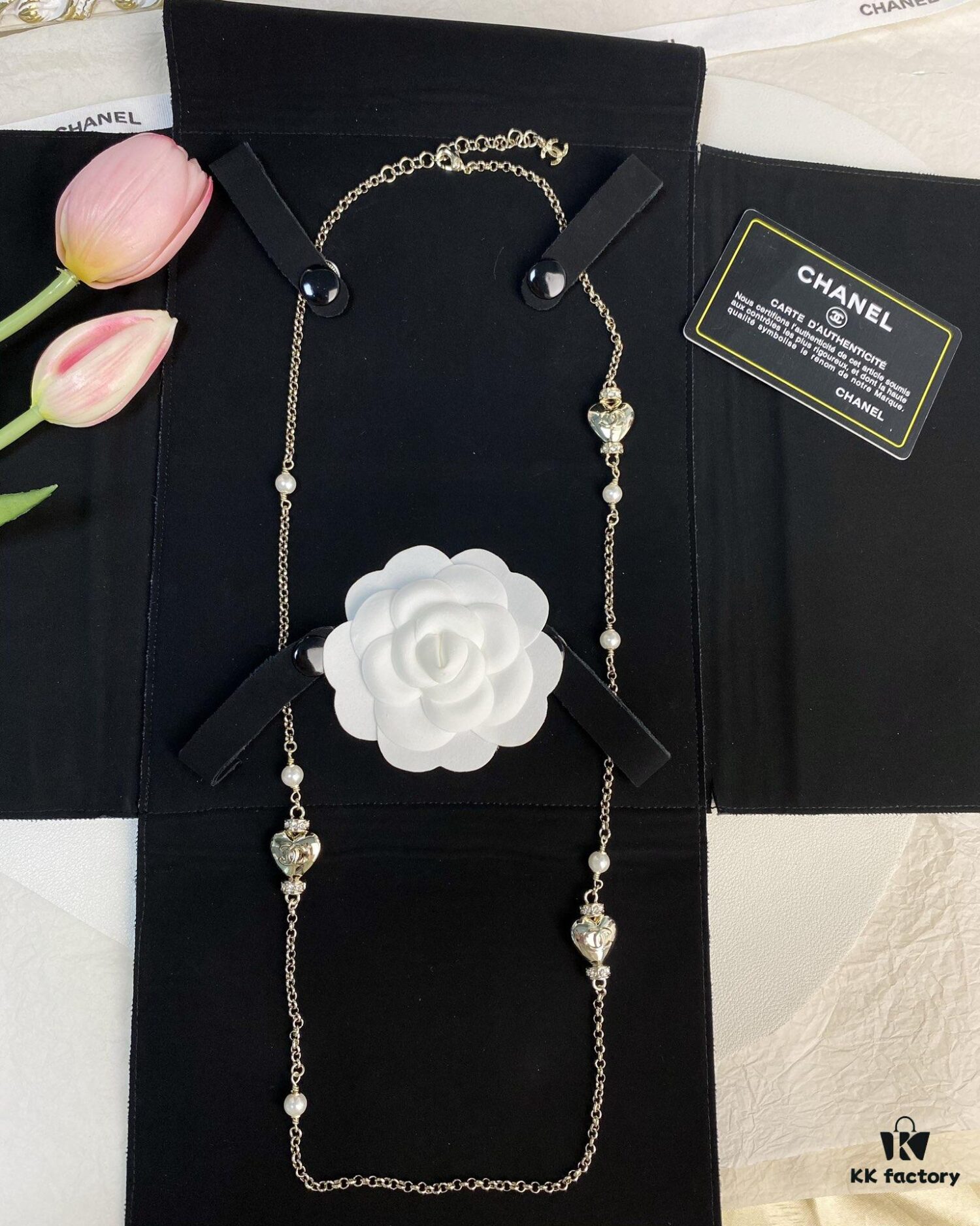 Xiaoxiang New Arrival Smooth Heart Pendant Minimalist Necklace Sweater Chain