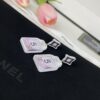 CHANE New Rhombus Pendant Perfume Bottle Resin Acrylic Stud Earrings