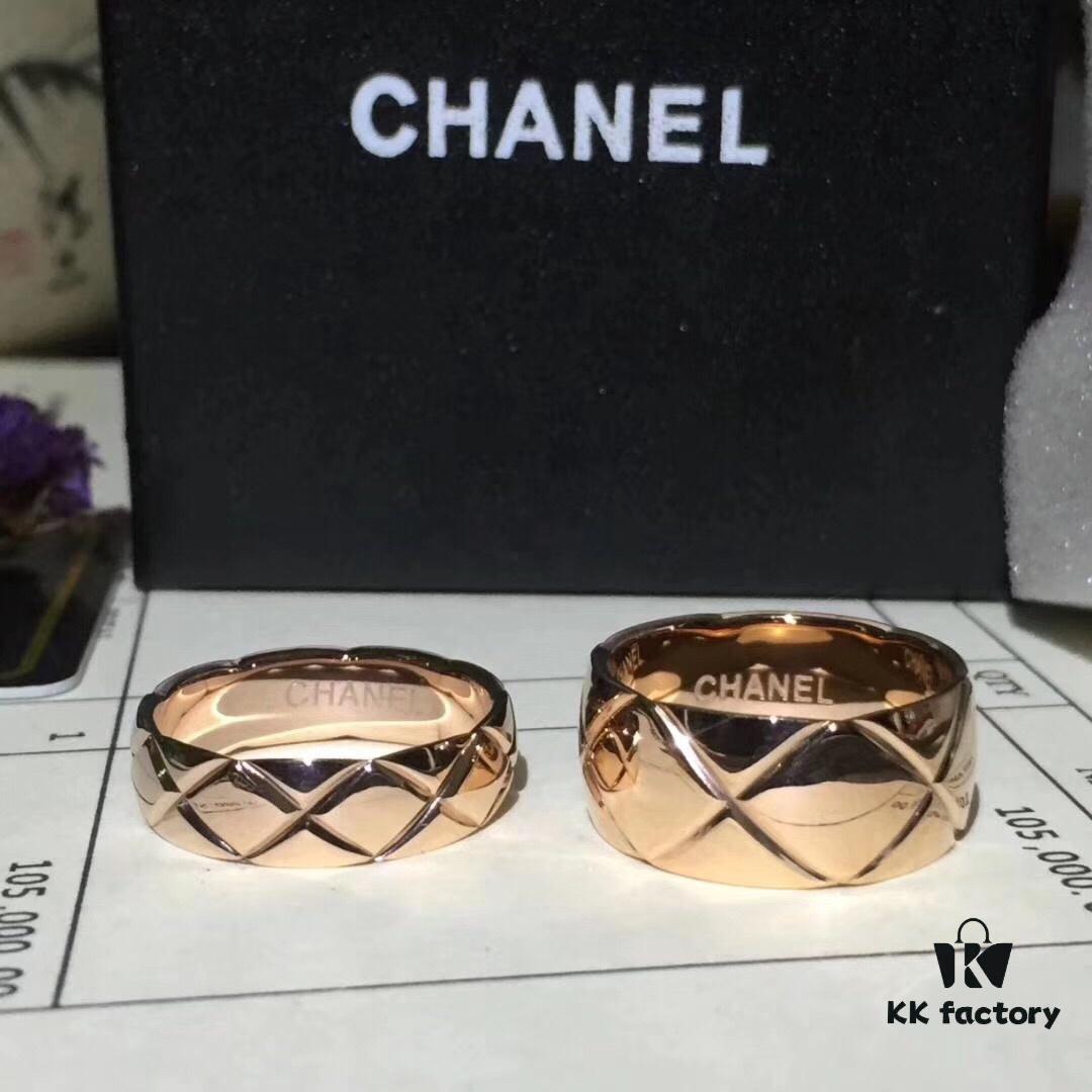 Exquisite New Arrival: Ultra-Unique CHANEL COCO Crush Gold Diamond-Cut Ring