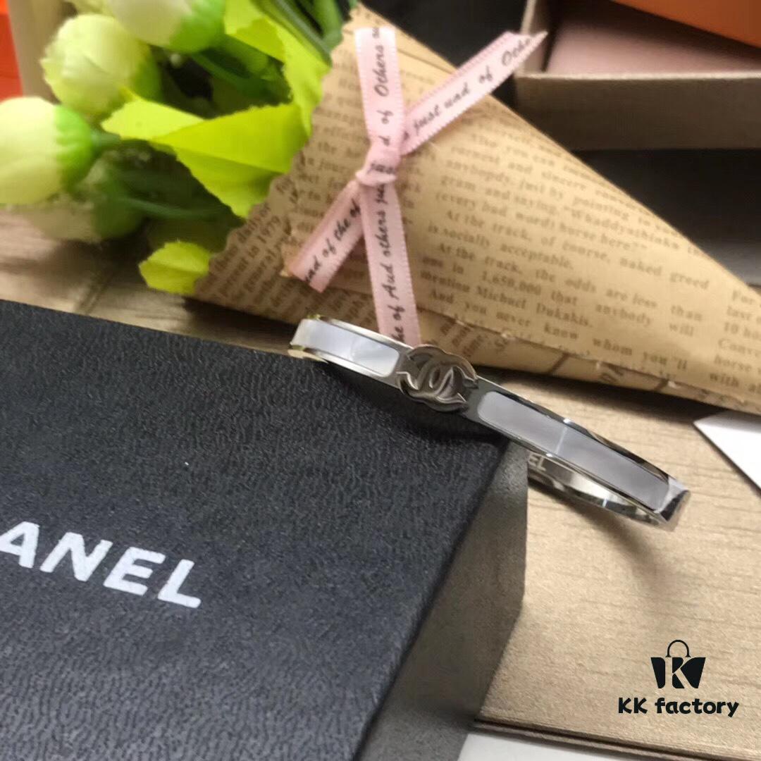 Chanel Bracelet - Natural Mother of Pearl, Exquisitely Sparkling, Hypoallergenic and Fade-Resistant