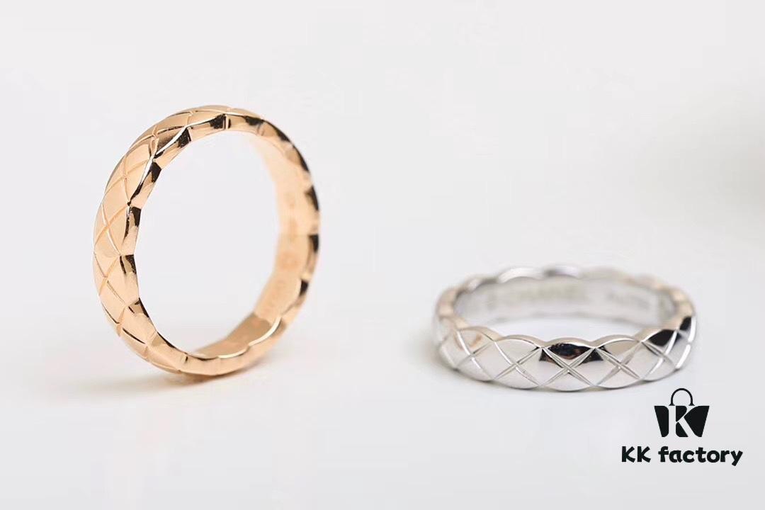 Chanel Coco Crush Quilted Ring, Mini Version