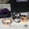 Exquisite New Arrival - Ultra-Unique CHANEL COCO Crush Gold Diamond-Cut Ring, Highly Recommended Across Top Apps and Websites, Perfect Replication of Counter Version, Ideal Couple's Style