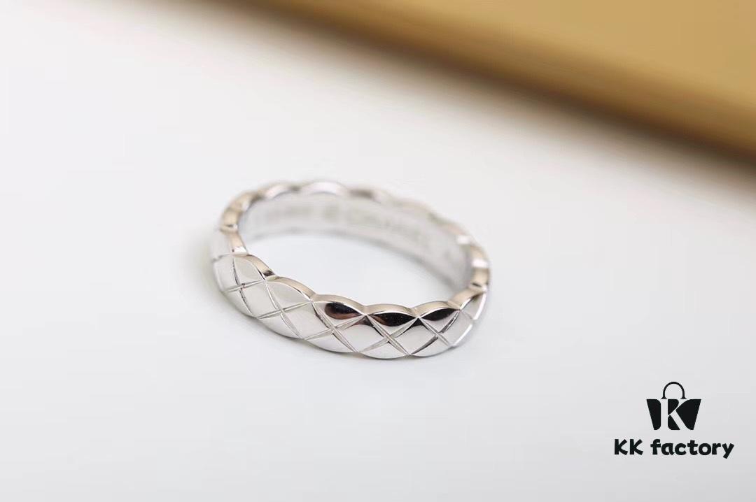 Chanel Coco Crush Quilted Ring, Mini Version