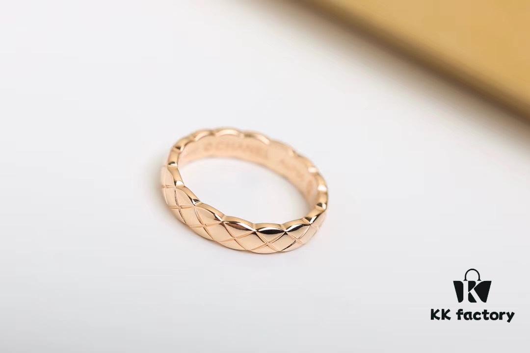 Chanel Coco Crush Quilted Ring, Mini Version