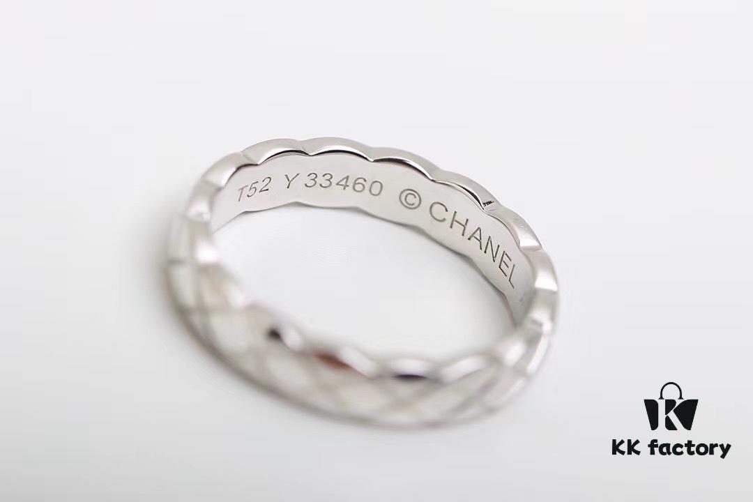 Chanel Coco Crush Quilted Ring, Mini Version