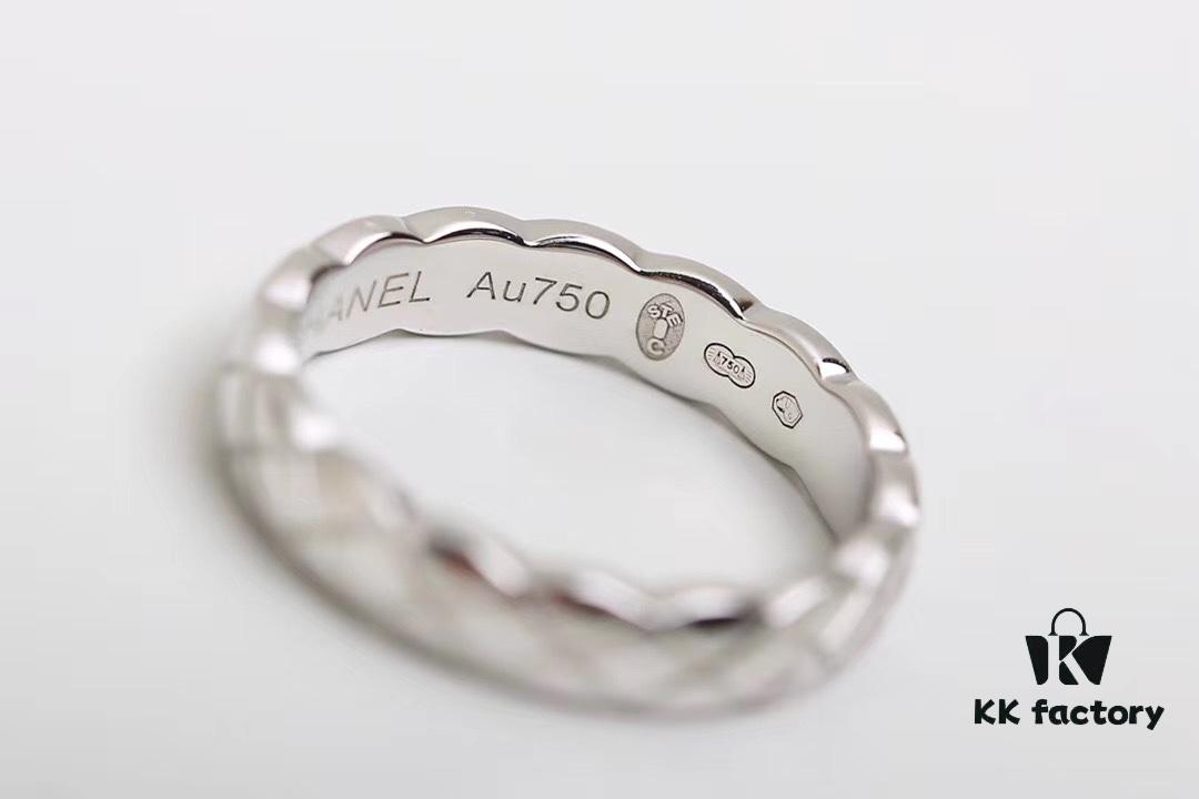 Chanel Coco Crush Quilted Ring, Mini Version