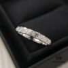 Chanel Quilted Full Diamond Ring Narrow Version, Currently the Hottest Fashion Item, Simple Style for Perfect Elegance