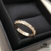 Chanel Quilted Full Diamond Ring Narrow Version, Currently the Hottest Fashion Item, Simple Style for Perfect Elegance