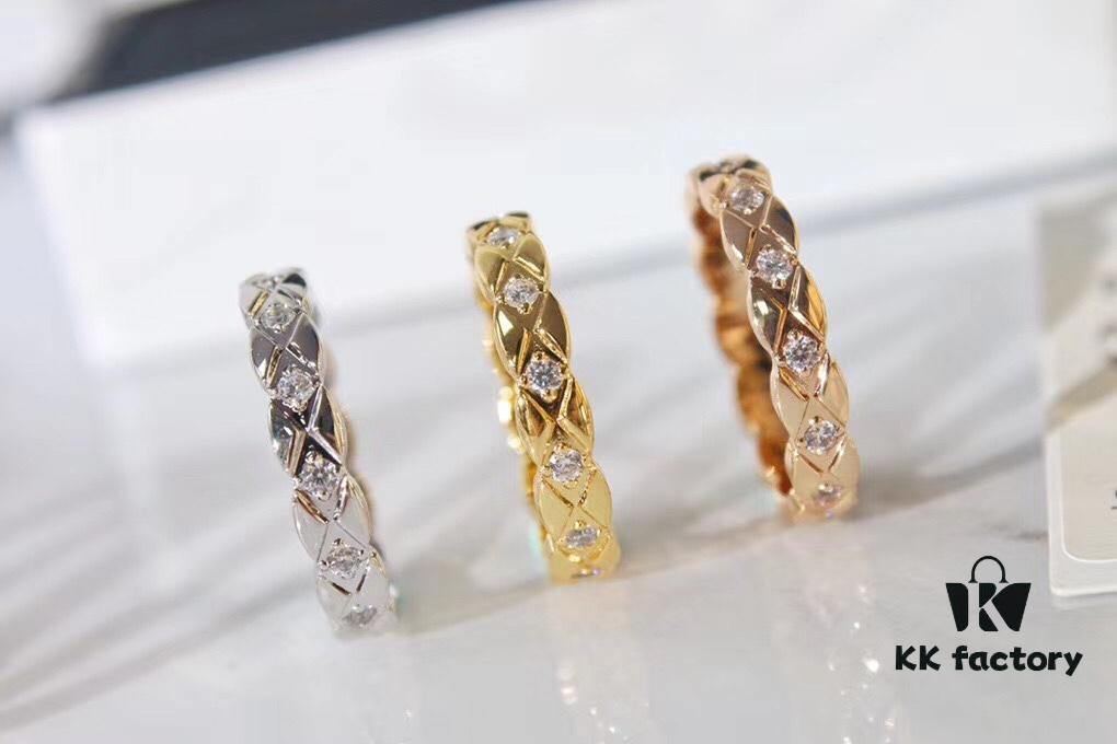 🔥 The Narrowest Version of Chanel Quilted Ring, a Favorite Among Celebrities