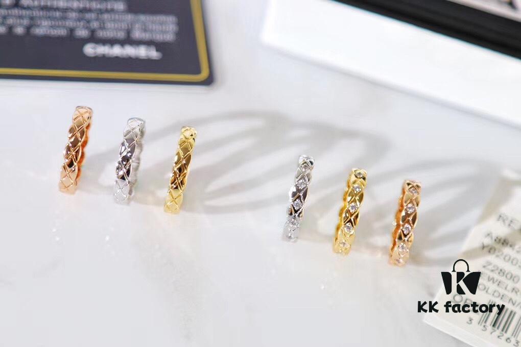 🔥 The Narrowest Version of Chanel Quilted Ring, a Favorite Among Celebrities