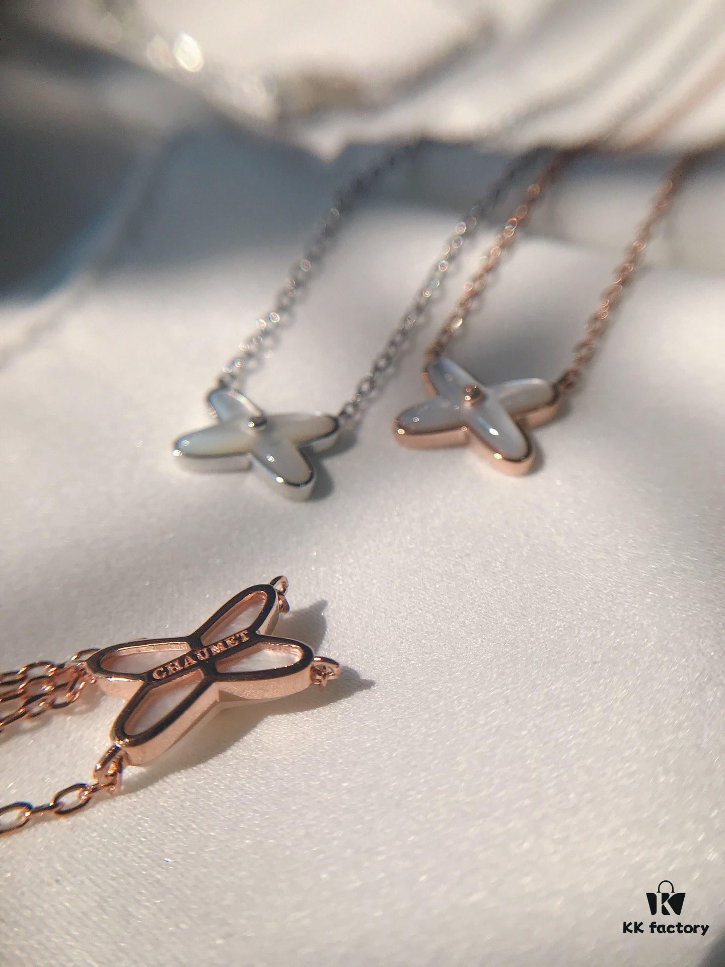 New Arrival 🆕🔥 CHAUMET Chaumet Jewelry - Lifelong Bond Crossed White Shell Set