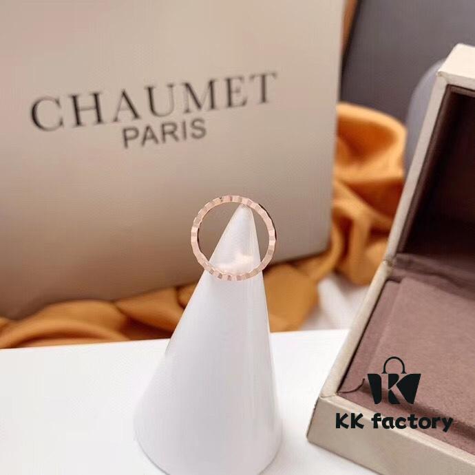 CHAUMET Paris Honeycomb Design Ring in 18K Rose Gold