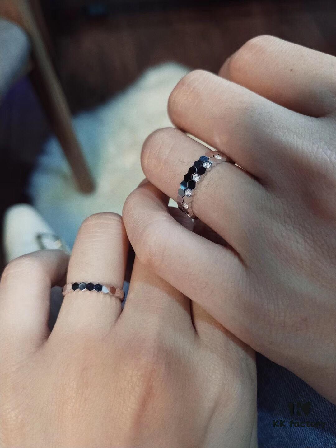 Honeycomb Ring Unisex, Perfect as a Couple's Ring