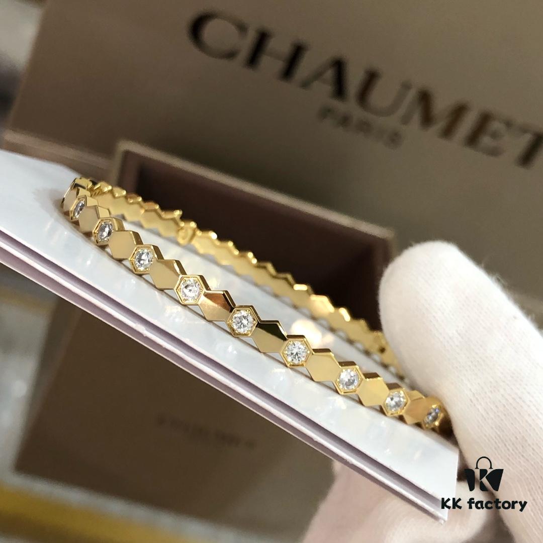 CHUMET Shangmei Honeycomb Diamond Bracelet, Three Colors Available