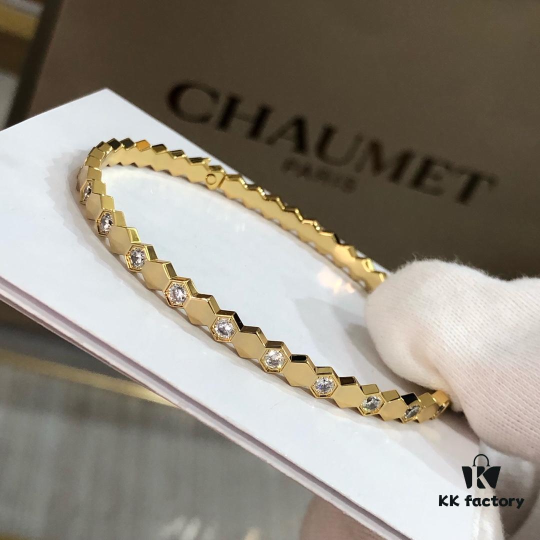 CHUMET Shangmei Honeycomb Diamond Bracelet, Three Colors Available