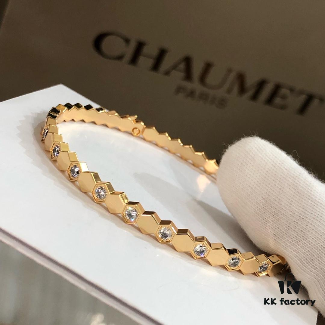 CHUMET Shangmei Honeycomb Diamond Bracelet, Three Colors Available