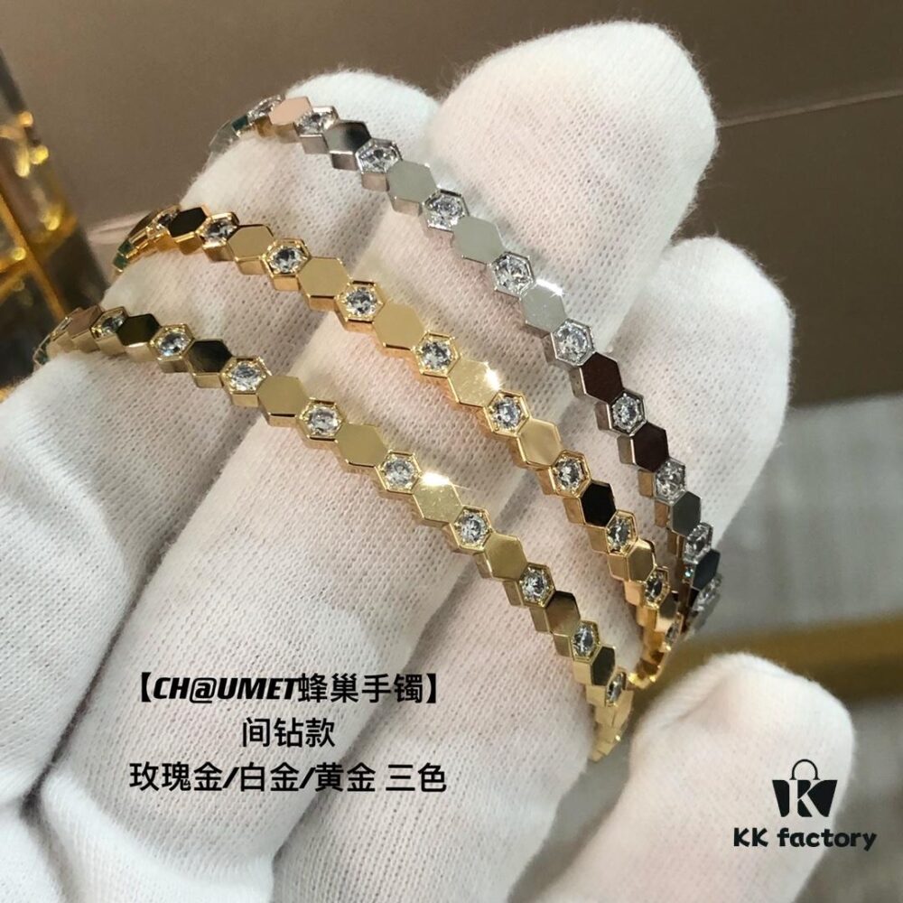 CH@UMET Shangmei Honeycomb Diamond Bracelet, Latest Upgraded Version, Perfect Texture and Details