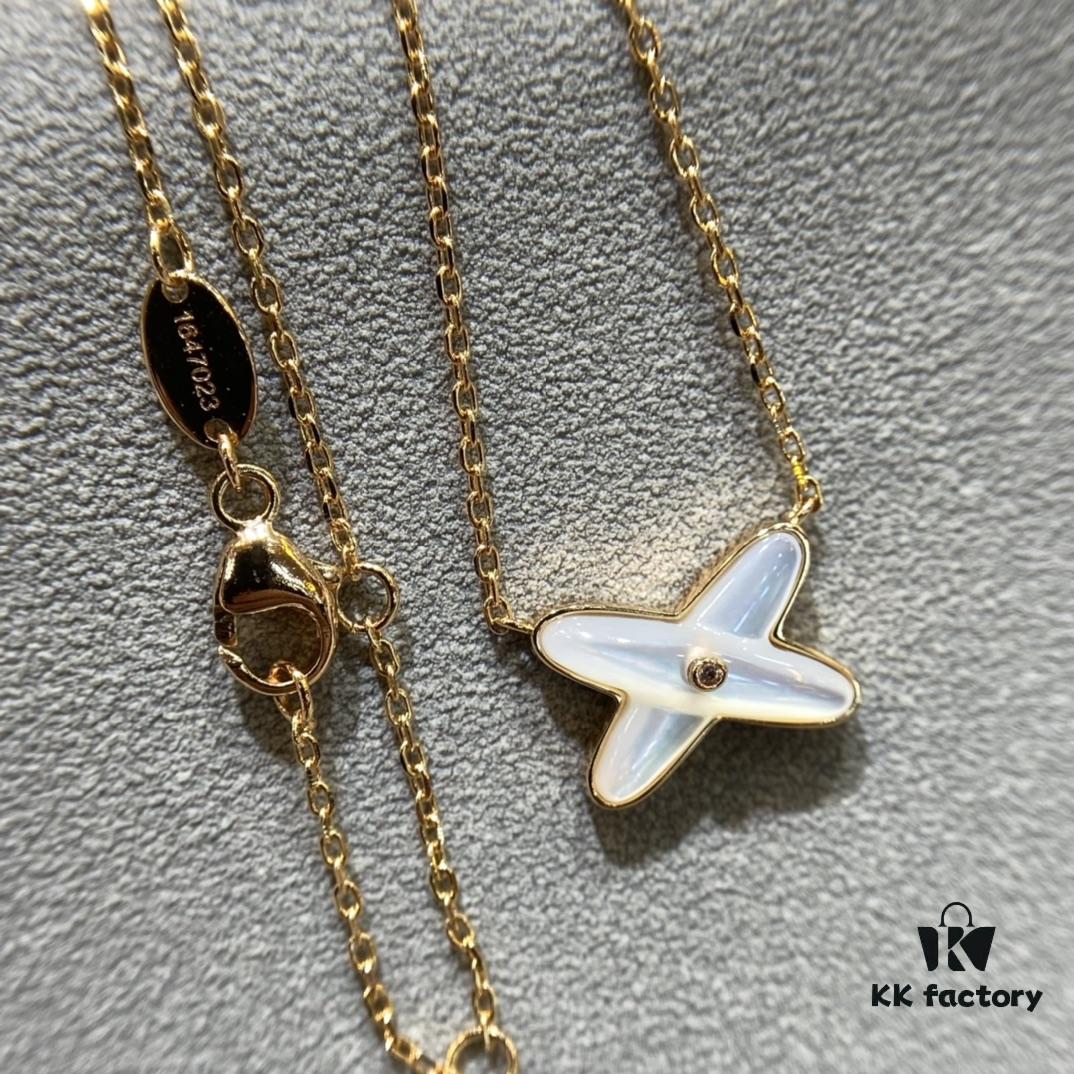 Chaumet Cartier White Mother-of-Pearl Interlocking Necklace LIENS Enduring Bond • A Lifetime