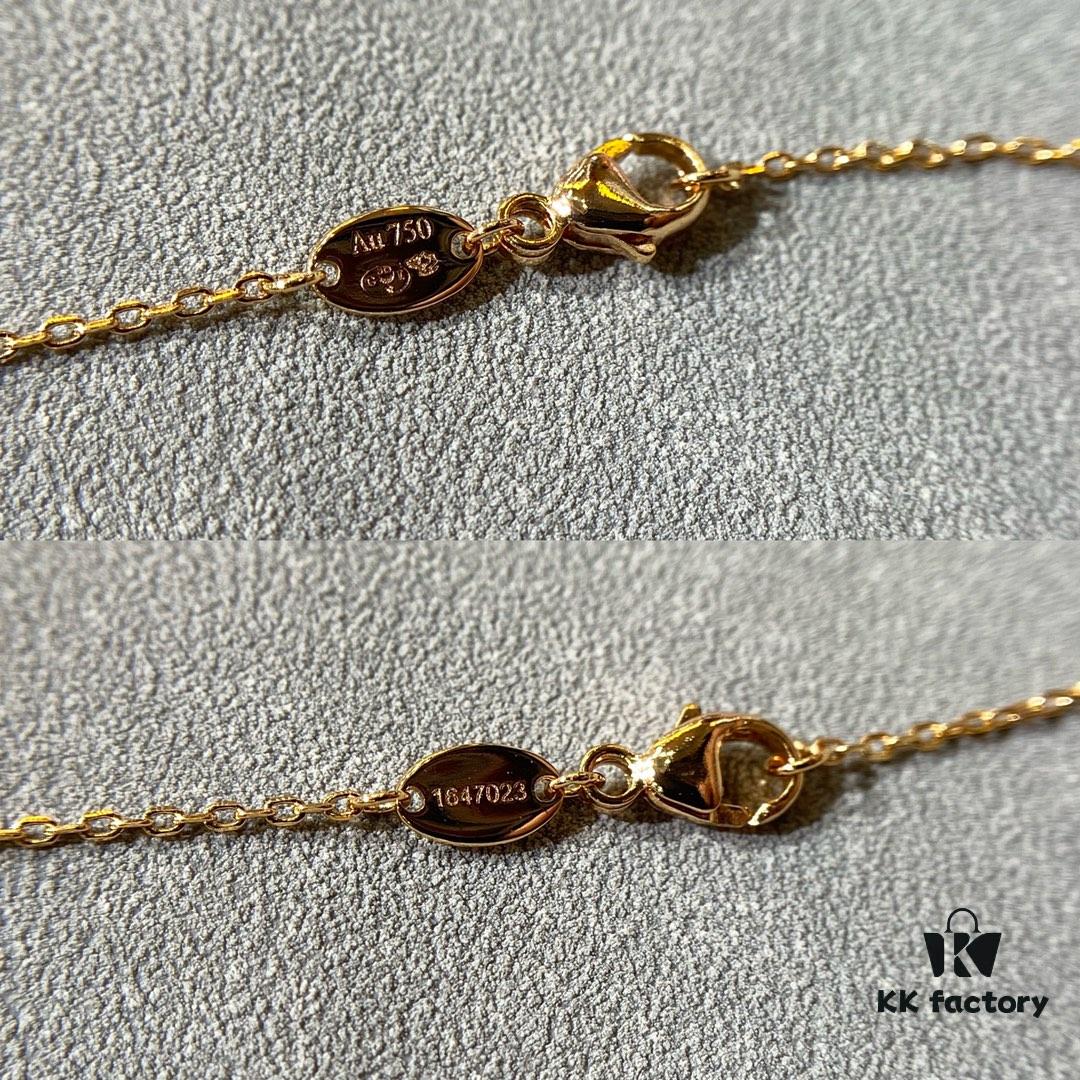 Chaumet Cartier White Mother-of-Pearl Interlocking Necklace LIENS Enduring Bond • A Lifetime