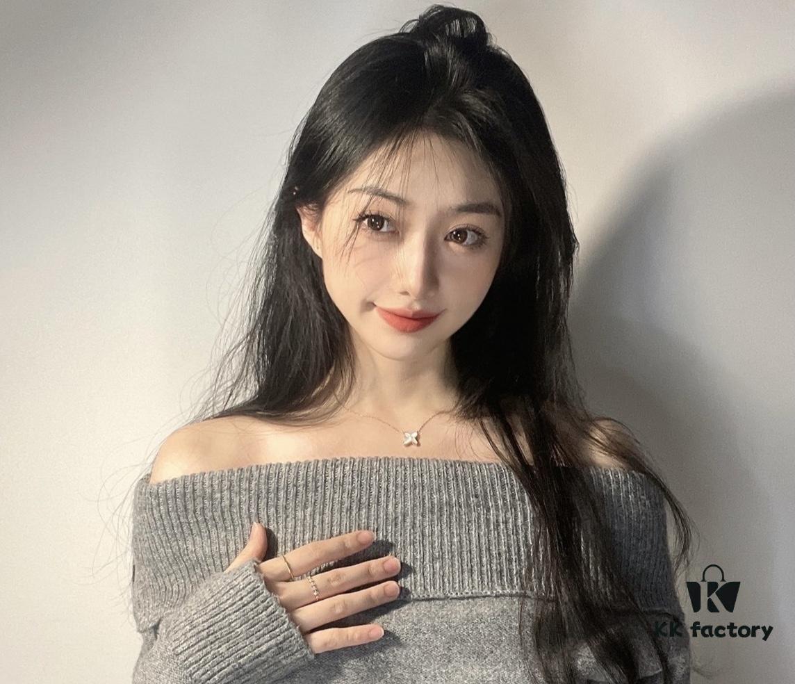 Chaumet Cartier White Mother-of-Pearl Interlocking Necklace LIENS Enduring Bond • A Lifetime