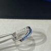 CHAUMET Paris Jeux de Liens Harmony Sapphire Cross Ring, Latest Design, Eye-Catching and Skin-Brightening Color