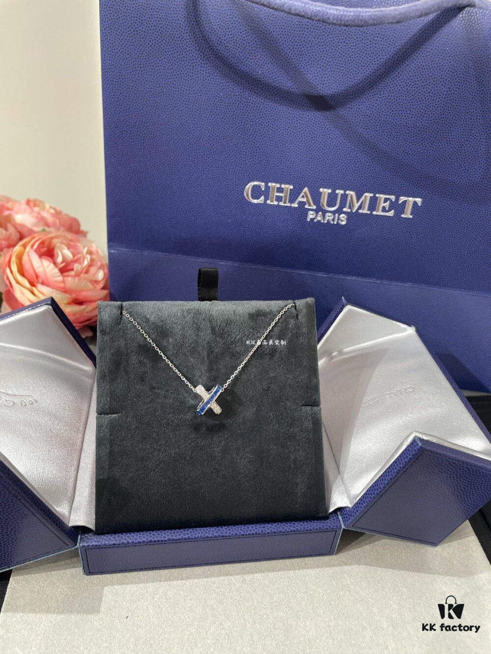 CHAUMET Paris Jeux de Liens Harmony Sapphire Necklace, New Arrival