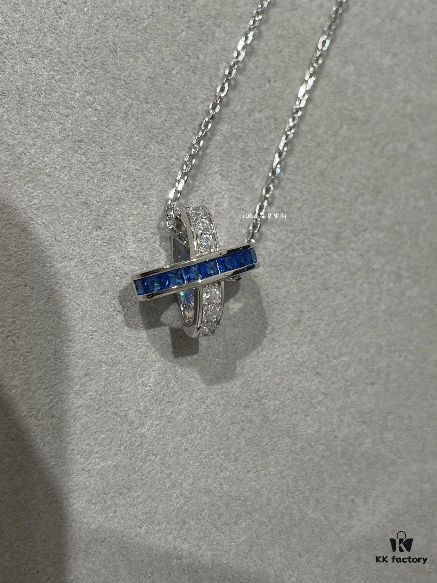 CHAUMET Paris Jeux de Liens Harmony Sapphire Necklace, New Arrival