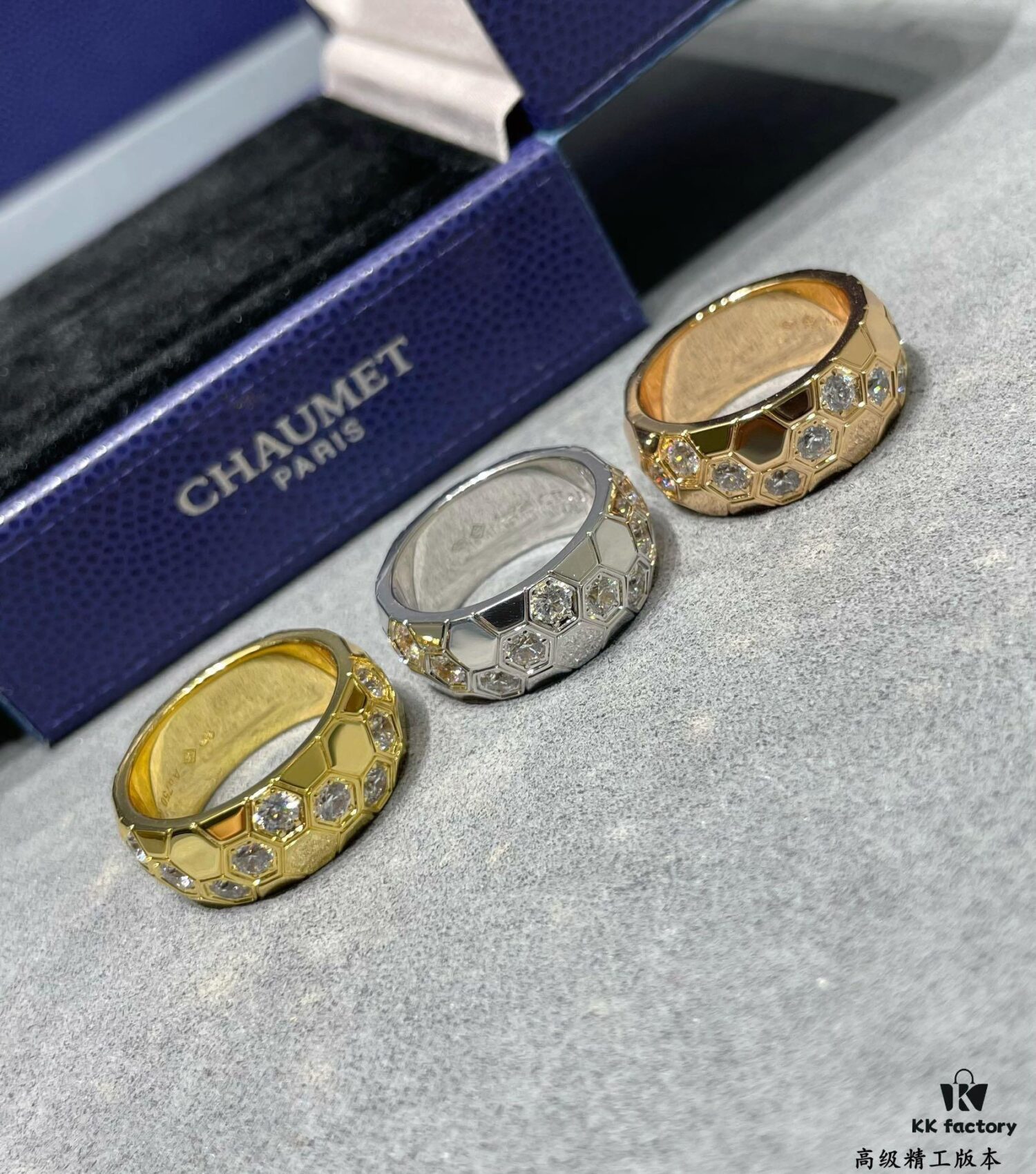 Shangmei Wide Honeycomb Ring 💍, High-End Custom Design ✨ Inspired by Bee My Love, Recreating the Symbol of Honeycomb Love, Wearing Affection Close to Heart, Building a Shared Nest of Love 👫, Exceptionally Sparkling  ️