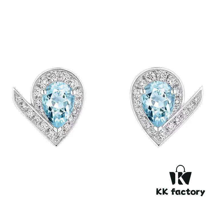 SAMMY Hailei Drop-shaped Earrings, Exquisitely Crafted with Micro-Pave Setting, Perfectly Matched for You — A Unique Custom Design Symbolizing Our Love