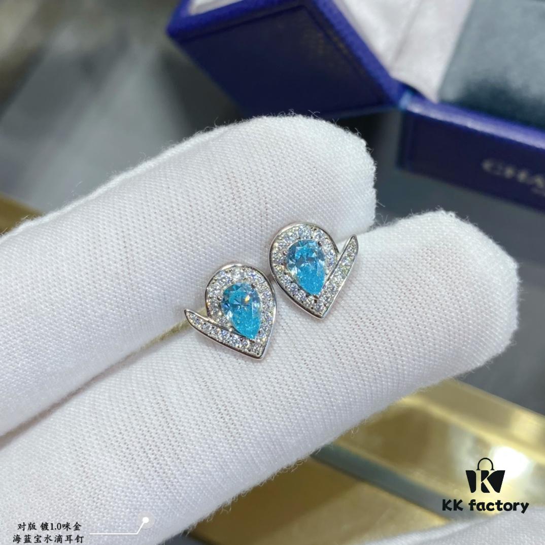 SAMMY Hailei Drop-shaped Earrings, Exquisitely Crafted with Micro-Pave Setting, Perfectly Matched for You — A Unique Custom Design Symbolizing Our Love