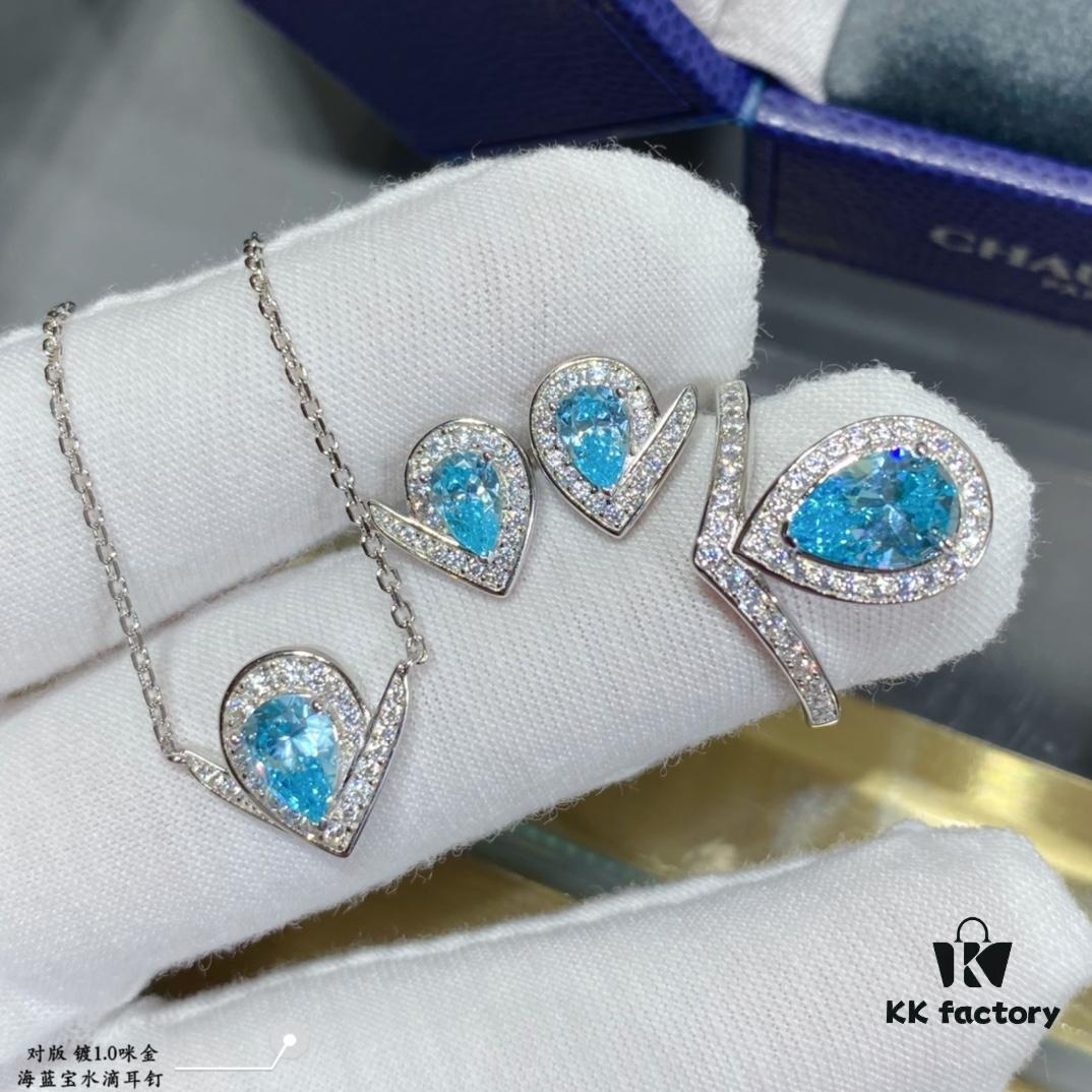 SAMMY Hailei Drop-shaped Earrings, Exquisitely Crafted with Micro-Pave Setting, Perfectly Matched for You — A Unique Custom Design Symbolizing Our Love