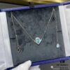 SAMMY High-End Custom Micro-Pave Aquamarine Teardrop Necklace