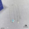 SAMMY High-End Custom Micro-Pave Aquamarine Teardrop Necklace