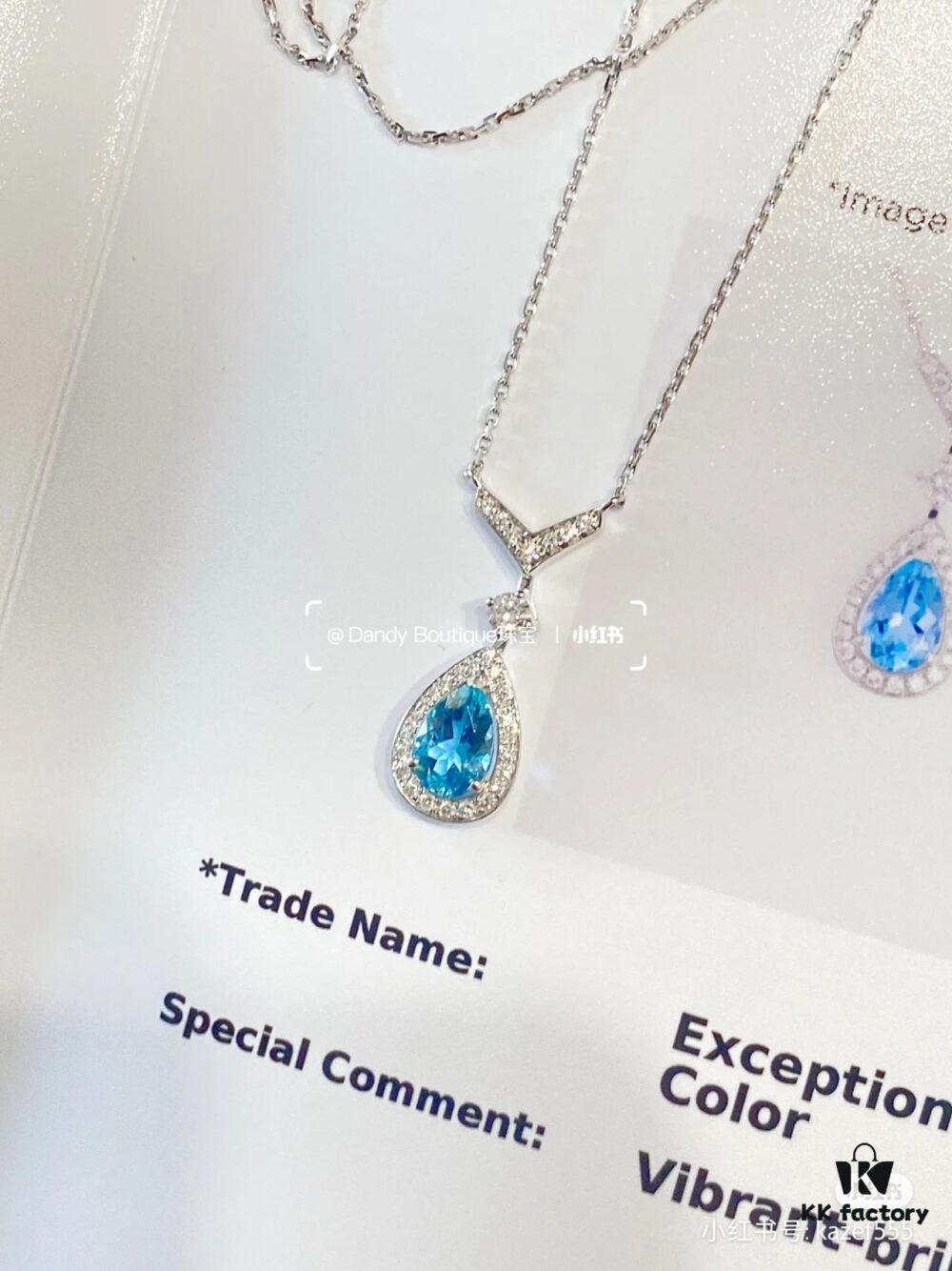 Chaumet New Arrival Parisian Elegance Teardrop Necklace with Imported Zirconia Stones