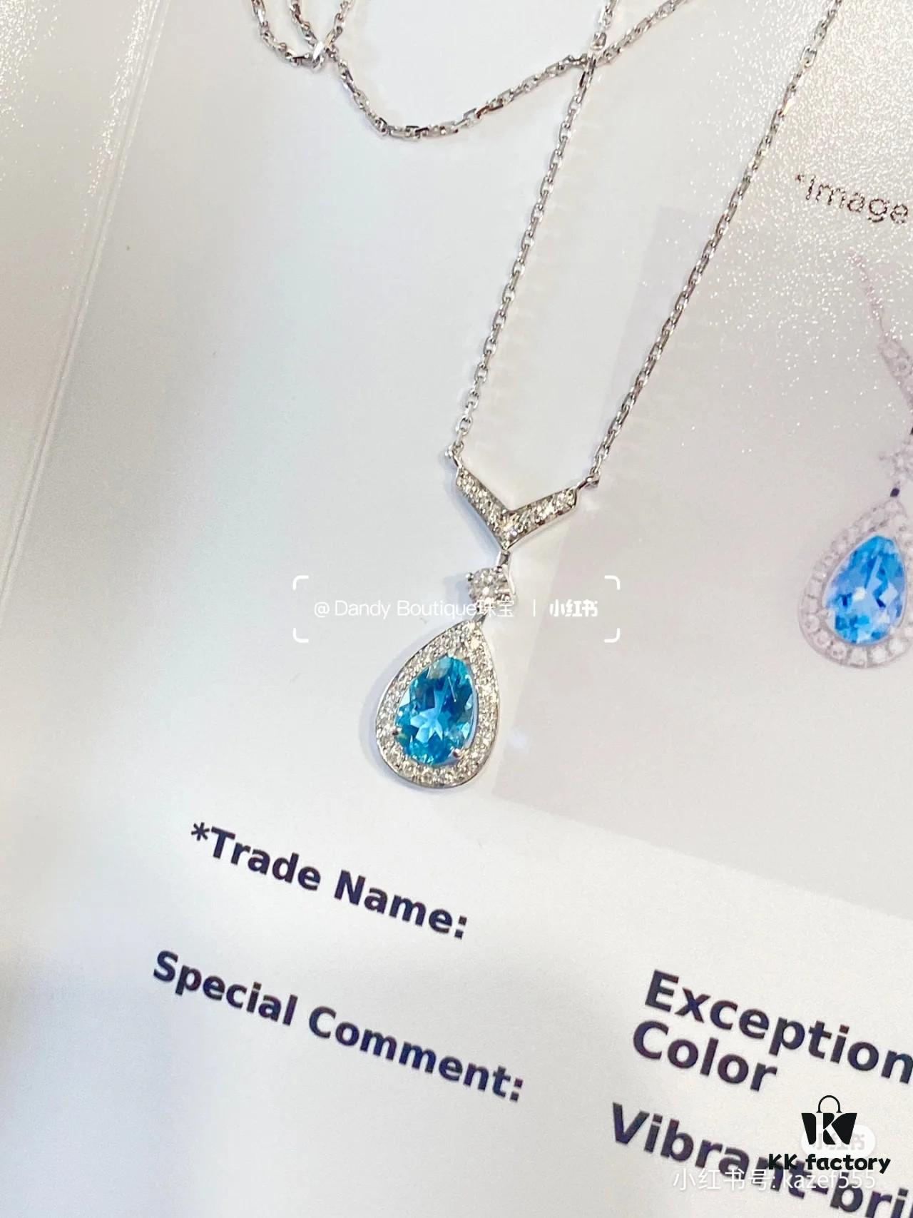 Chaumet New Arrival Parisian Elegance Teardrop Necklace with Imported Zirconia Stones