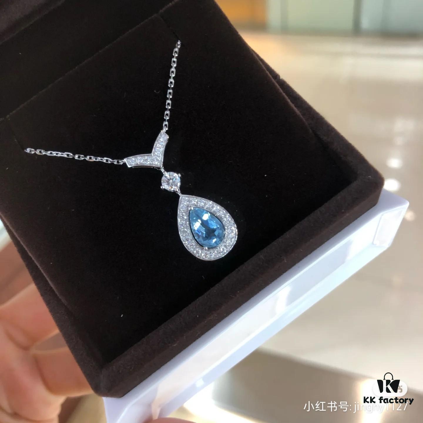 Chaumet New Arrival Parisian Elegance Teardrop Necklace with Imported Zirconia Stones