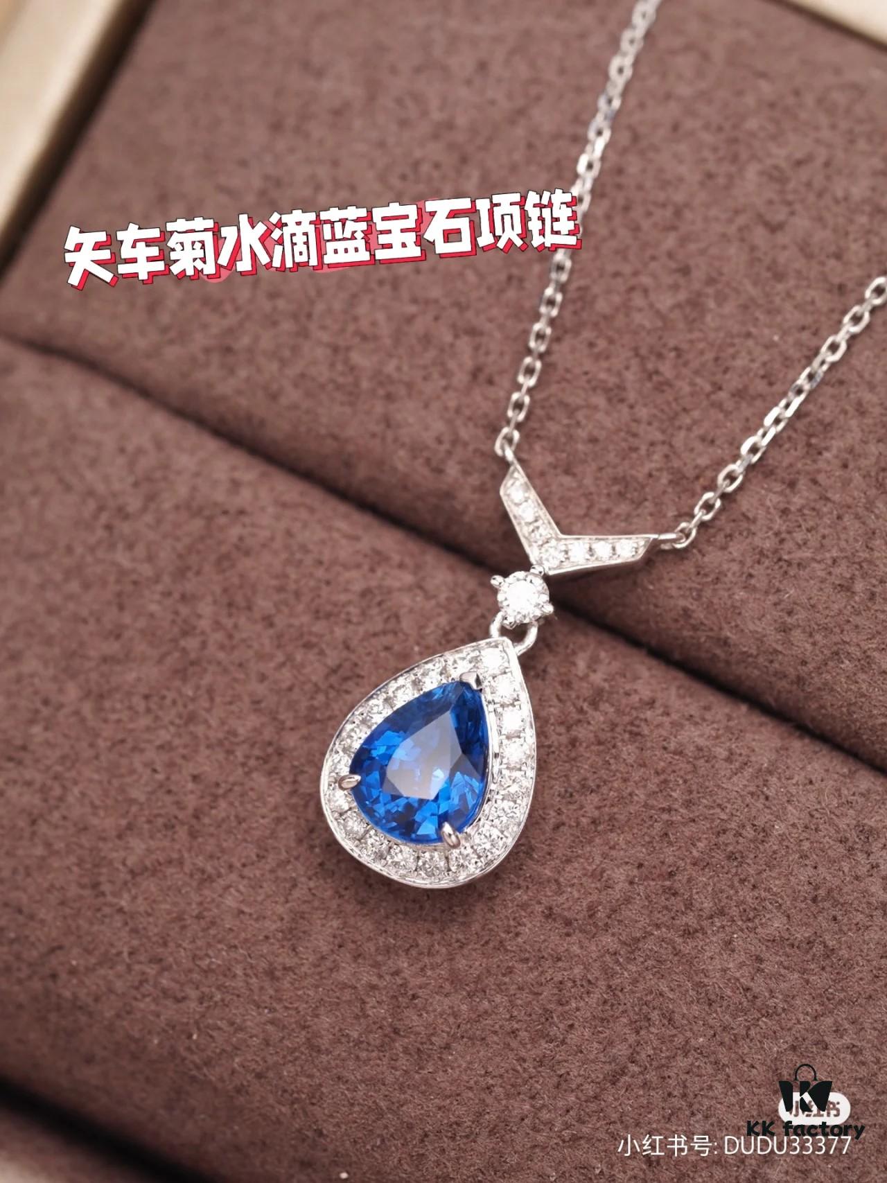 Chaumet New Arrival Parisian Elegance Teardrop Necklace with Imported Zirconia Stones
