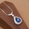 Chaumet New Arrival Parisian Elegance Teardrop Necklace with Imported Zirconia Stones