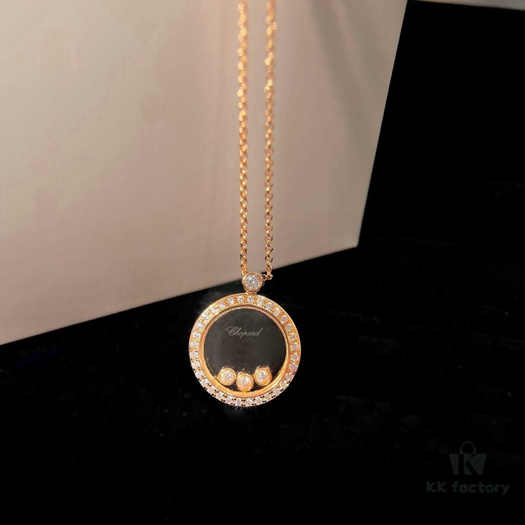 Minimalist Elegance with a Touch of Youthful Charm: Chopard Happy Diamonds Luxury Pendant Necklace