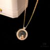 Minimalist Elegance with a Touch of Youthful Charm: Chopard Happy Diamonds Luxury Pendant Necklace