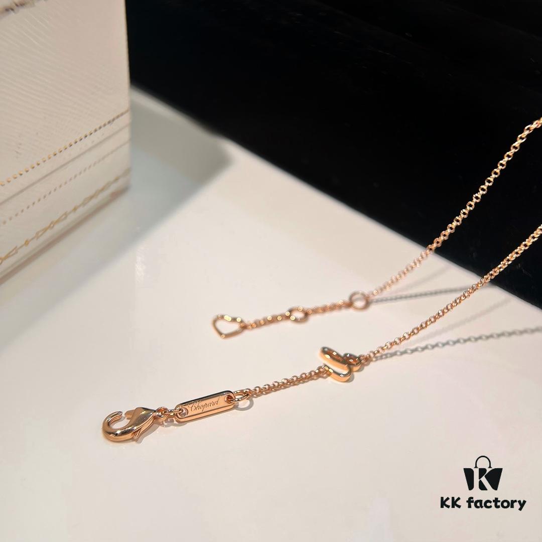 Minimalist Elegance with a Touch of Youthful Charm: Chopard Happy Diamonds Luxury Pendant Necklace