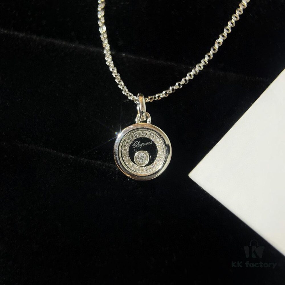 Minimalist Elegance, My Favorite Girlish Necklace – Chopard Happy Diamonds Series High Jewelry in Champagne Gold and White Gold