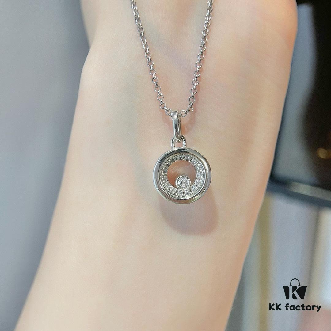 Minimalist Elegance, My Favorite Girlish Necklace – Chopard Happy Diamonds Series High Jewelry in Champagne Gold and White Gold