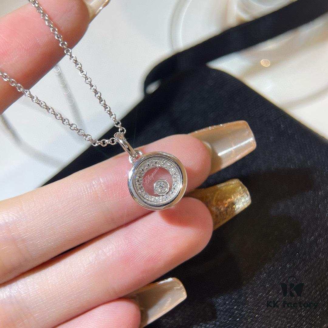 Minimalist Elegance, My Favorite Girlish Necklace – Chopard Happy Diamonds Series High Jewelry in Champagne Gold and White Gold