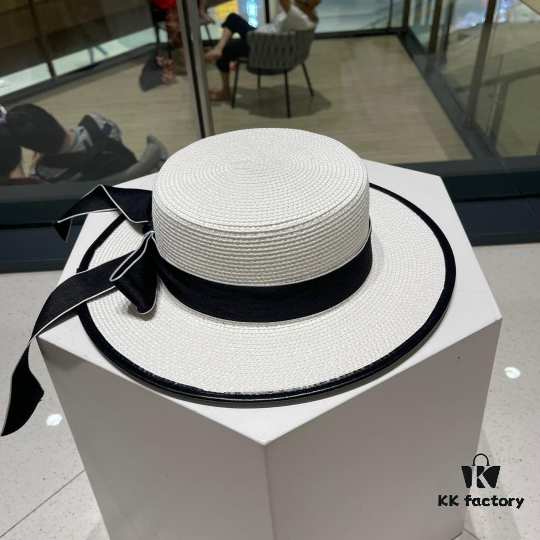 2023 New LV Straw Classic Popular Bucket Hat, Fashionable and Elegant, Simple and Versatile