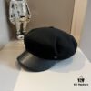 2024 Hermes HERMES Wool Peaked Military Cap, Head Circumference 57cm