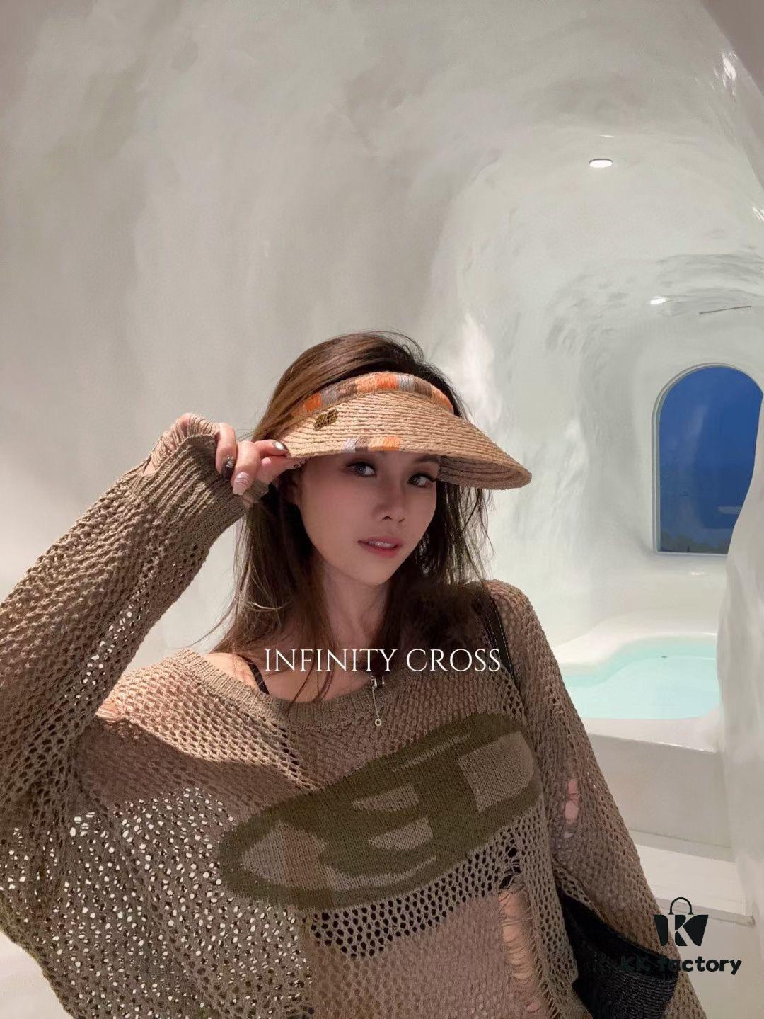 Balenciaga New Ethnic Style Sun Hat Straw Weaving Fedora