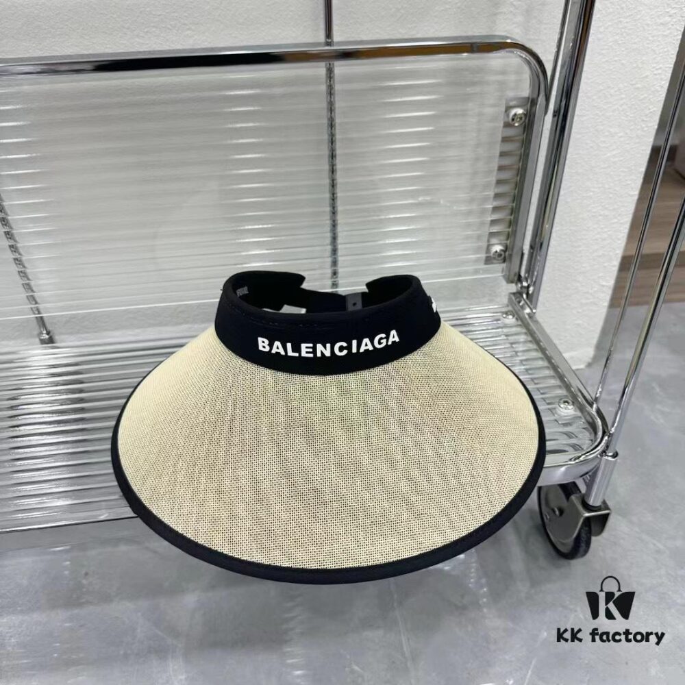 Balencia ~ New Arrival Shell-Style Visor Hat for Summer Sun Protection